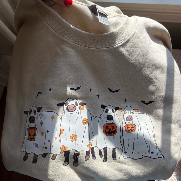 cow ghost crewneck - Picture 2 of 3